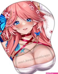 Pretty Girl Anime Boobs Mouse Pad