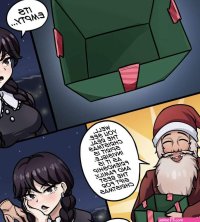 Porn comic Wednesday. A white christmas. Aleksey Gutierrez Sex comic walking Wednesday met