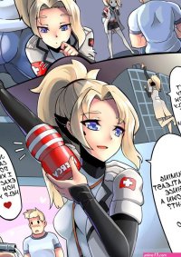 Mercy Therapy Overwatch ENGLISH comic porn