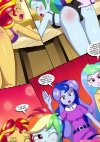 Porn comic Physical Education. My Little Pony Equestria Girls. Palcomix. Sex comic beauties after a