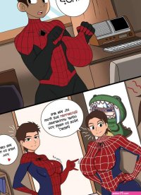 Porn comic No way home. VN SIMP. SpiderMan. Sex comic more SpiderMen from