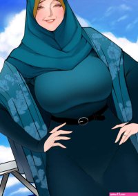 comic hijab big breast sex