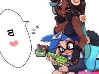 Porn comic Inking Up The Splat Zone. Splatoon. Sex comic milf seduced the