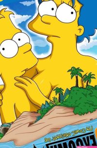 Porn comic The Simpsons Paradise. DRAH NAVLAG Sex comic MILF Marge and