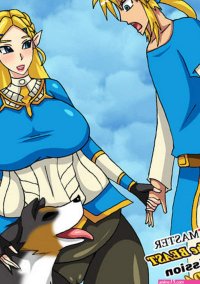 Zelda x Dog Porn Comic on