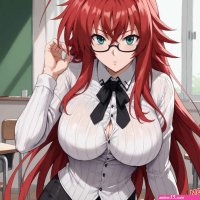 Porn comic Rias Gremory. Hands On Teaching. TemptArt Sex comic redhaired teacher was