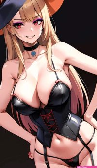 Marin Kitagawa Sexy Halloween free hentai porno xxx comics rule34 nude art at HentaiLib.net