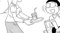 manilla nobi nobita nobi tamako doraemon animated highres 1boy 1girl 69 age difference camera cheating relationship double v drooling glasses hetero incest mature female mother and son on bed oral pants recording