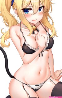 Blonde Blue Eyes Cat Girl Sunhyun Anime Anime Girls 18207