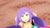 Nejire Hado Gives You a Footjob At The Beach! My Hero Academia Feet POV