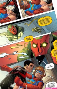 Kamala And Miles Captain Marvel Spider-Man Tracy Scops