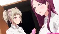 Hentai Step-sister brought her classmates and had a threesome watch online