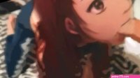 Fucking An Anime Redhead Cute Girl Snapchat Filter Gives Blowjob and Gets Creampied Real Hentai