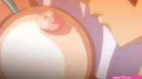 This busty anime sluts eats her boyfriends cum and also gets cum inside her tight pussy