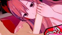 Cute anime girls sucking dick and swallowing cum