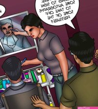 Porn comic Savita Bhabhi. Going Bollywood. Chapter 129. Kirtu. Sex comic beauty with her