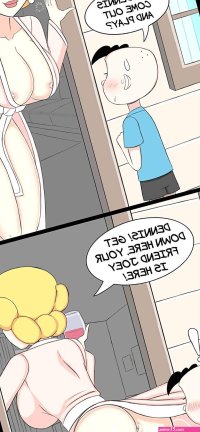 Denniss Mom is totally hopeless porn comic