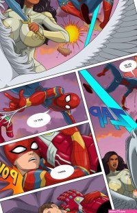 Porn comic Avengers Halftime. Sex comic has the most