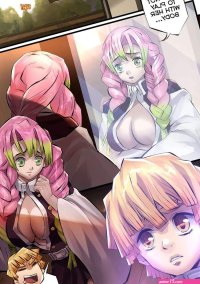 Porn comic ArtofLariz Mitsuri Swapped. Demon Slayer Sex comic hot busty beauties