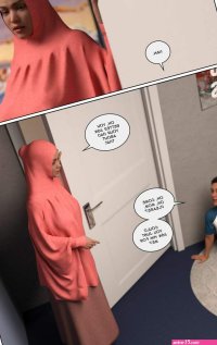Porn comic 10 AM. Chapter 1. LoseKorntrol Hijab 3DX. Sex comic busty brunette MILF