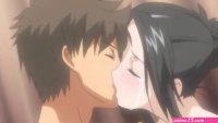 Stepmom with beautiful face and big tits fucked in the anime