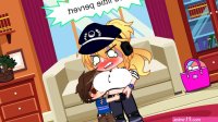 Vanessa yells at Gregory request from ananaqwq by Anna700735 on DeviantArt