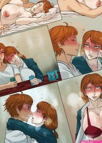 Porn comic My Hot Drunk Mother. Hachijuu. Sex comic busty brunette milf