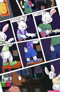 YCH age regression comic: Cub-out by KelvinTheLion Submission