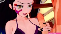Demon Slayer Hentai: Daki Gives Tanjiro A Han...