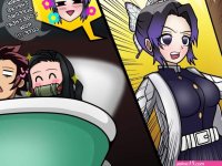 Nezukos Training Porn Comic