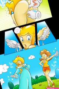 Post 1279522: PrincessDaisy PrincessPeach PrincessRosalina SakuSakuPanic SuperMarioBros.
