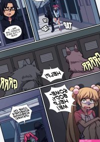 Porn comic High School of the Werewolf. Part 2 Sex comic girls and a