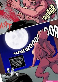 Porn comic High School of the Werewolf. Part 2 Sex comic girls and a