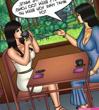 Porn comic Savita Bhabhi. The Other Shoe Drops. Chapter 146. Kirtu. Sex comic brunette MILF went