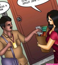 Porn comic Savita Bhabhi. Back to College. Chapter 137. Kirtu. Sex comic busty brunette MILF