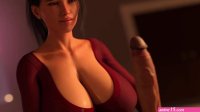 Busty mom sucks sons loooong cock in 3d porn movie