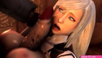 3D Animation Horror Sex Where Monster Fucks Blonde And Cum Inside Anal In Mouth And On Face