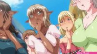 Warrior girl with big tits enjoys fucking Hentai
