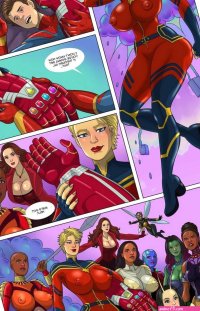 Avengers Halftime comic porn