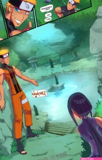 Porn comic Hot Spring. Naruto. Sex comic invited Hinata to