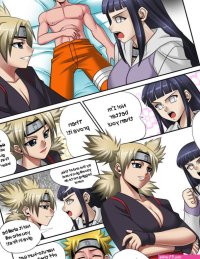 NaruHinaTemari Doujin Naruto JadenKaiba Porn Comic