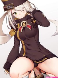 Girl in military uniform