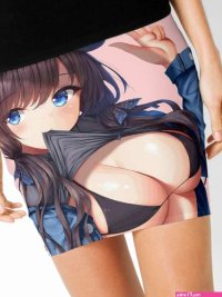 Sexy Anime Girl Mini Skirt for Sale by Wannabe Art