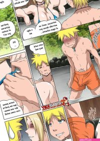 Naruto and Tsunade in Thermal Waters Full Spanish and Colorf