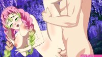 Demon Slayer Mitsuri Parody Animation Anime Hentai Naruto Nezuko Crempie rough sex hardcore tits ass