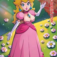Princess Peach. AI generated.
