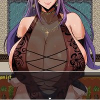 Mirenas Manor Hentai game PornPlay Ep.1 bath titjob with gigantic witch boobs