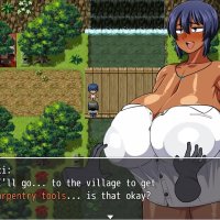 Tanned Girl Natsuki HENTAI Game Ep.2 pervy carpenter wants to massage this massive boobs !