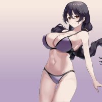 Download Anime Girls Boobs Bikini Wallpaper
