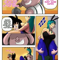 Bulma Comic Sleeping Bunny